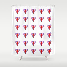 Flag of UK 6- London,united kingdom,england,english,british,great britain,Glasgow,scotland,wales Shower Curtain