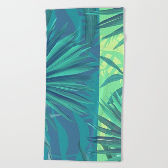 soft tropic Beach Towel