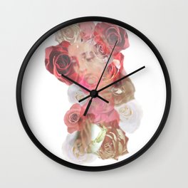 La Virgen de Guadalupe series: Las Rosas Wall Clock