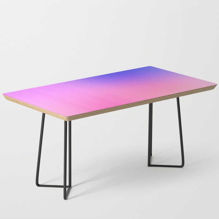 Neon Pink & Purple Gradient Coffee Table