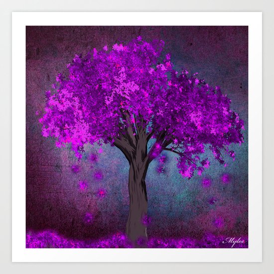 TREE OF PINK Art Print