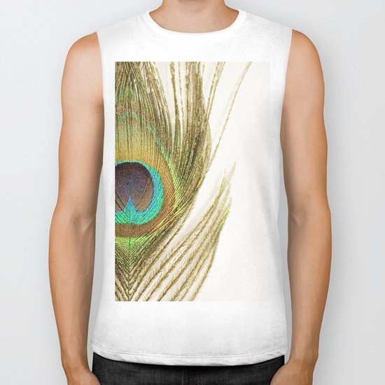 Peacock Feather Biker Tank