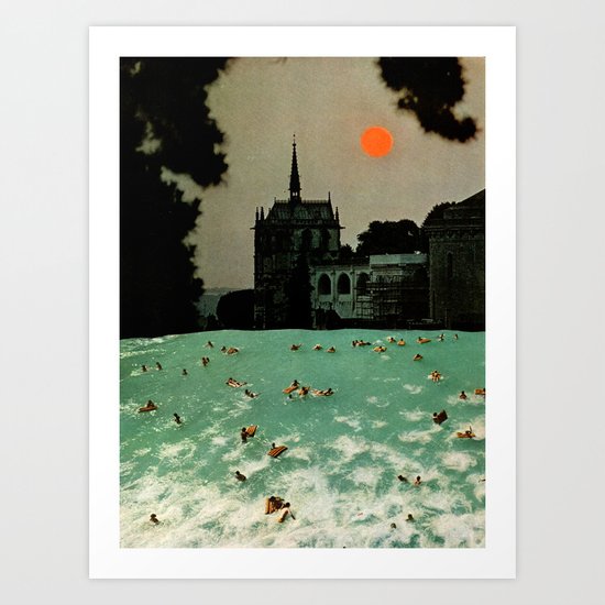 causas da decadência... Art Print