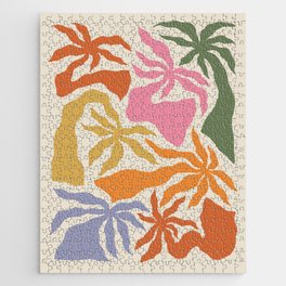 Palm Springs Jigsaw Puzzle | Colorful, Tree, Scandinavian, Matisse, Cali, Palm, Retro, Graphicdesign, Losangeles, Springs 