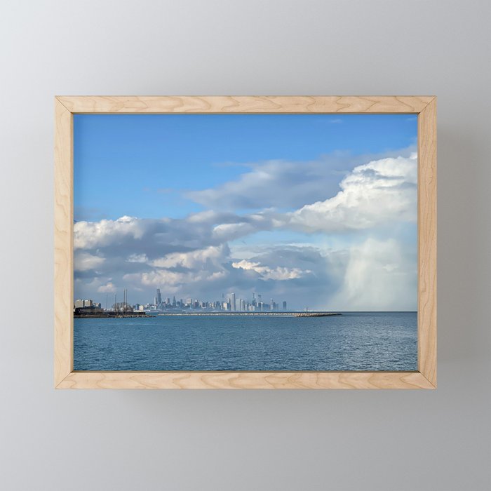 Chicago Storm Framed Mini Art Print