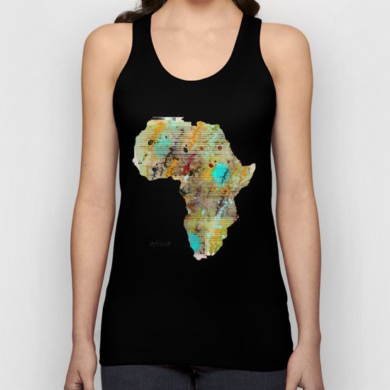 Africa Unisex Tank Top