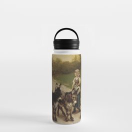 The young farmer (1885) - Edgar Bundy  Water Bottle