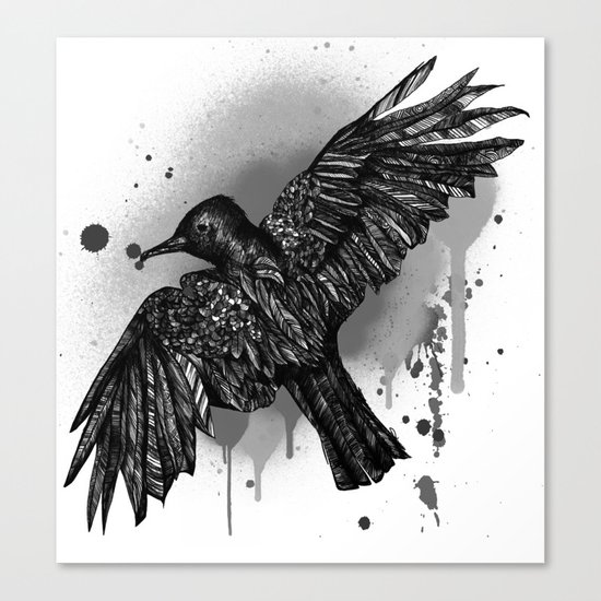 Crow Canvas Print