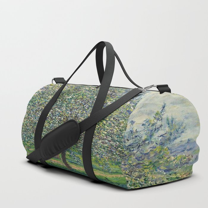 Claude Monet - The Apple Tree  Duffle Bag