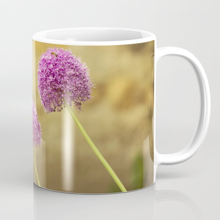 Allium Flowers | Purple Botanical Florals Coffee Mug