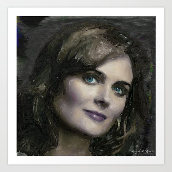 Sketch of Actress Art Print