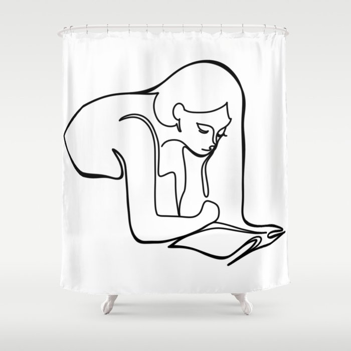 Book Lover Shower Curtain