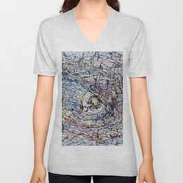 One of Pollock's eye V Neck T Shirt