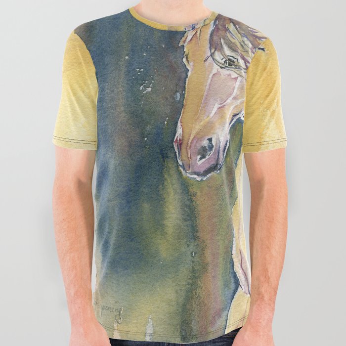 Horse Spirit All Over Graphic Tee