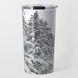 Among the Snowy Pines Travel Mug