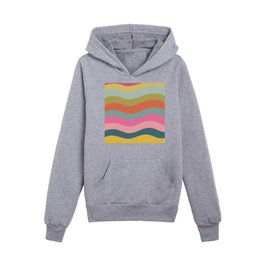 Rainbow Party Noodles Kids Pullover Hoodies