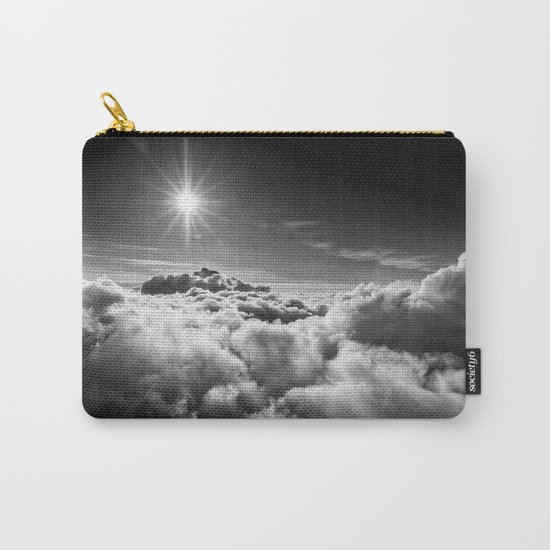 Clouds Black & White Carry-All Pouch