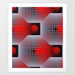 Balls Pattern Art Prints Society6