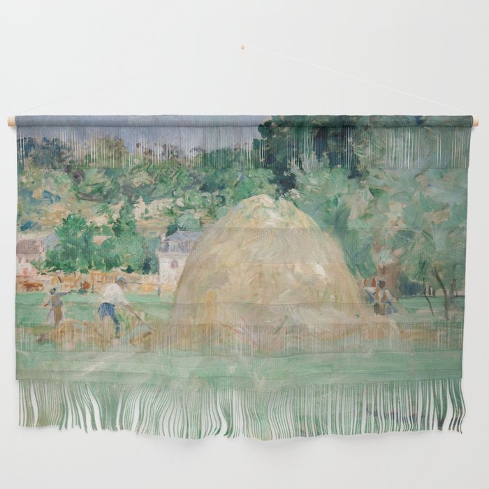 Berthe Morisot - Haystacks at Bougival Wall Hanging