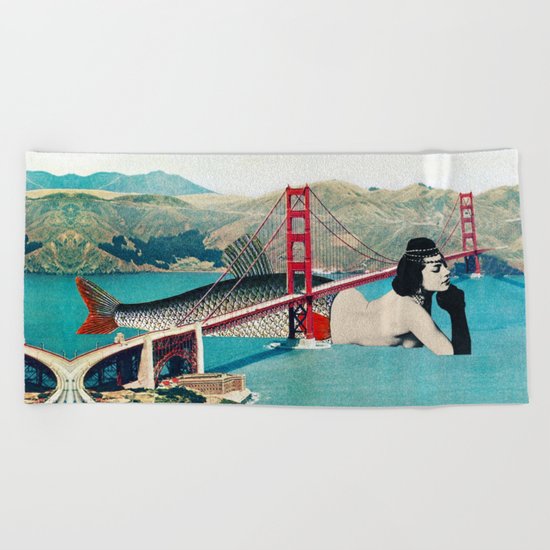 Mermaid Three Beach Towel