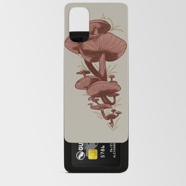 mauve mushroom cluster  Android Card Case