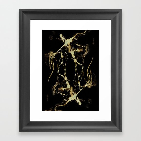 Golden Night Framed Art Print