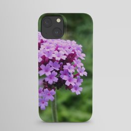 Purple flower in Field iPhone Case