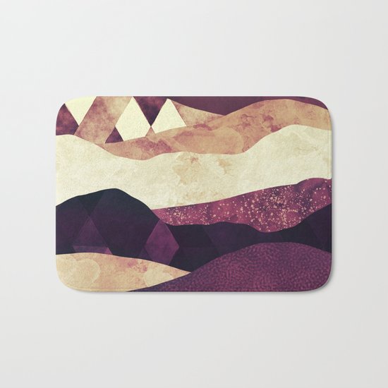 Plum Fields Bath Mat