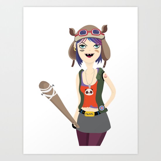 Tank girl Art Print