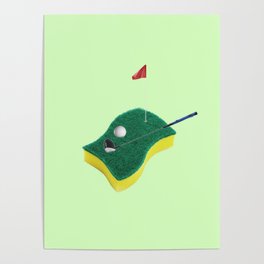 mini golf green Poster
