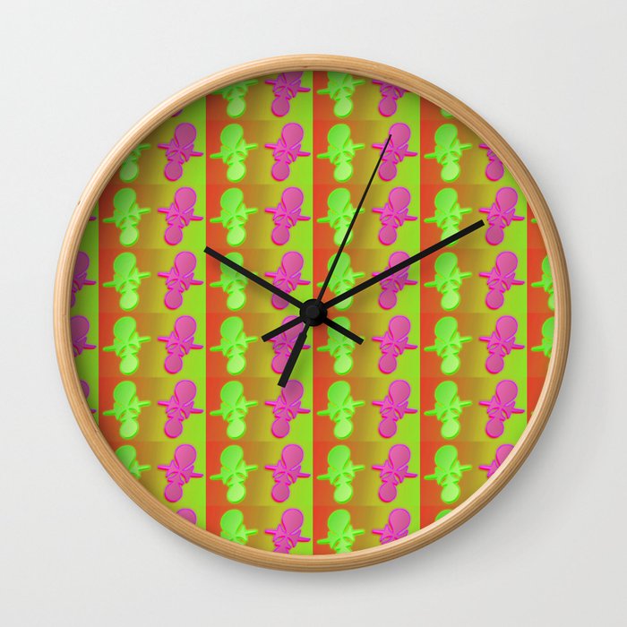 Fantasy-war-pattern #3 Wall Clock