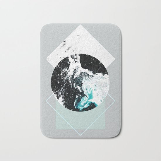 Geometric Textures 2 Bath Mat