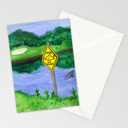 Carbrook Golf Club - Beware of Sharks Stationery Cards