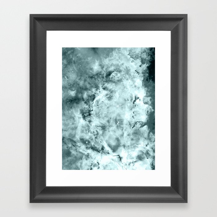 Sea WateR Nebula Framed Art Print