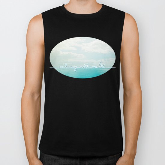 sail away with me Biker Tank
