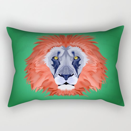Lion Rectangular Pillow