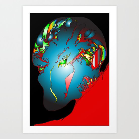 "THE SPOOK" Art Print