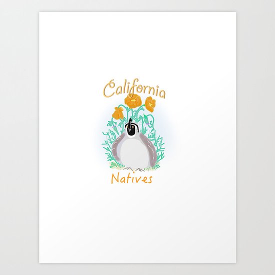 California Natives Art Print