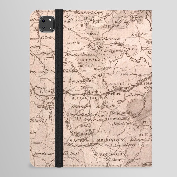 Vintage Germany Europe Map iPad Folio Case