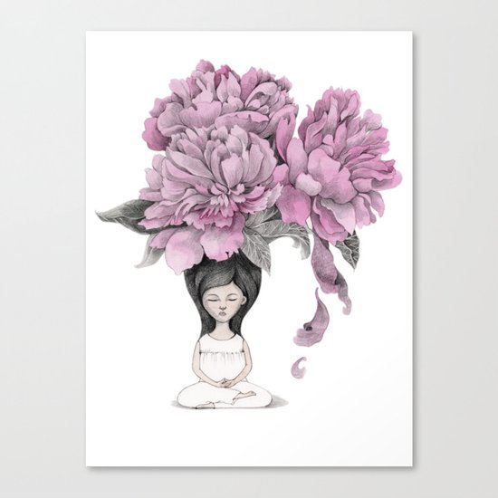 Meditation moment Canvas Print