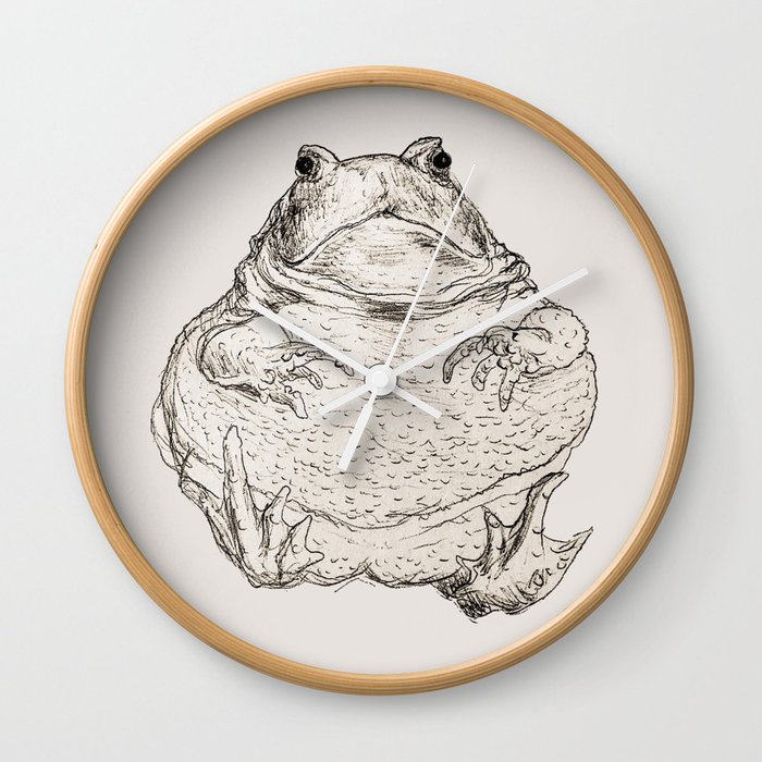 Draw Me Like One Of Your French Frogs Wall Clock