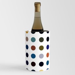 Gyhldeptis - Colorful Abstract Dots Art Wine Chiller