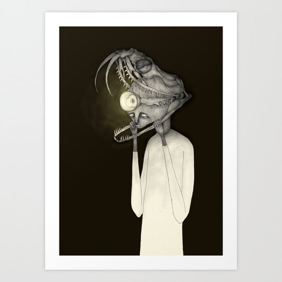Like a snake Art Print