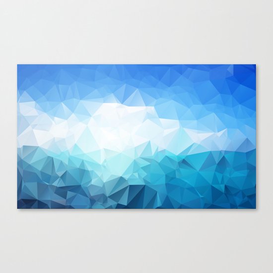 Sky and sea Canvas Print