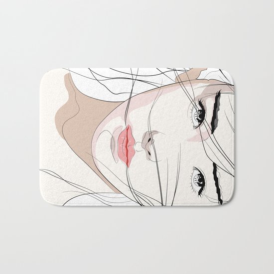 Under The Mask Bath Mat