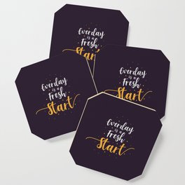 Text Poster Coasters Society6