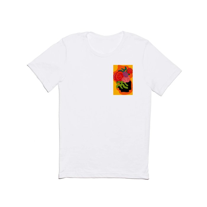 bold minimal roses with love T Shirt