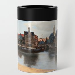 View of Delft, 1660-1661 by Johannes Vermeer Can Cooler