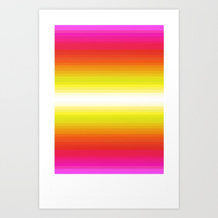 Color Gradient Poster Art Print