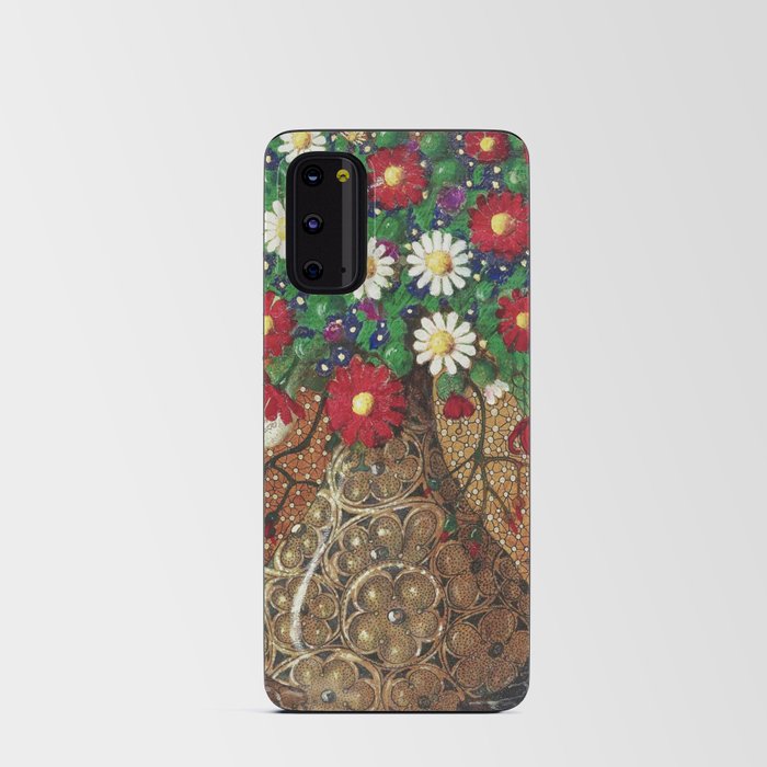 Vase of flowers painting Android Card Case
